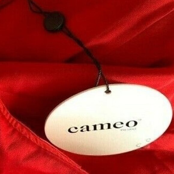 NEW Cameo Women's The Ascent Dress Size Small Strapless Scarlet Red - Picture 7 of 8